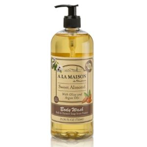 Gel douche hydratant à l&rsquo;amande douce A LA MAISON DE PROVENCE 750 ml