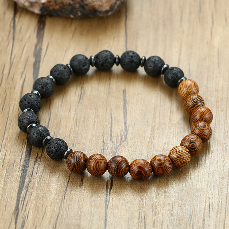 Bracelet en bois homme – Image 3