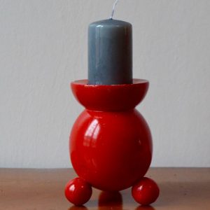 Bougeoir suèdois rouge