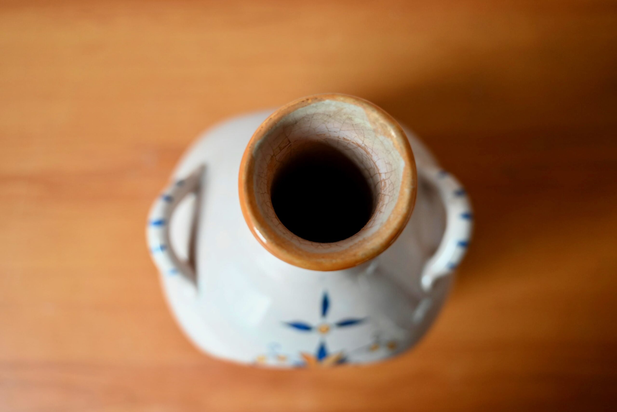 Gourde ancienne en faïence Aqua Vitæ – Image 8