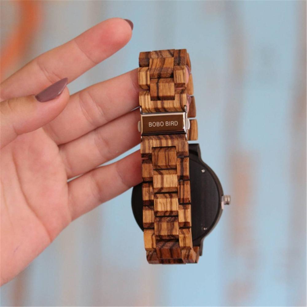 Montre en bois avec calendrier – Image 4