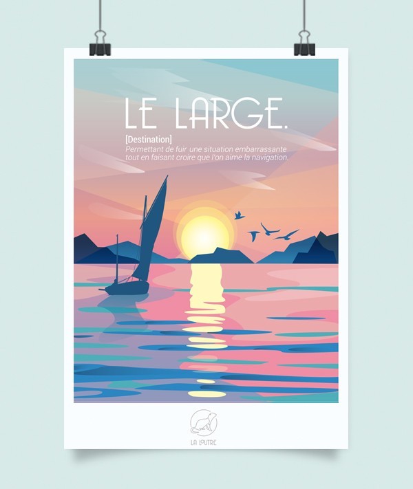 Affiche – Le Large – Image 2