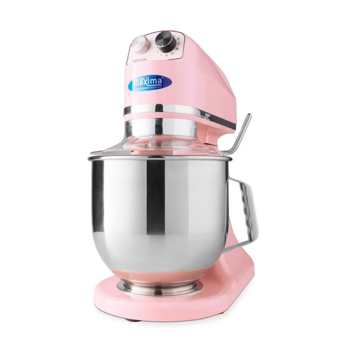 Batteur mixeur mélangeur planétaire 7 litres Rose