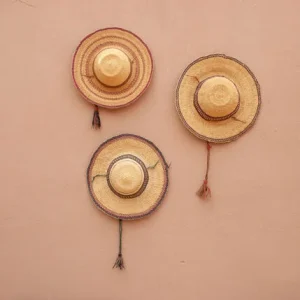Chapeau paille ethnique