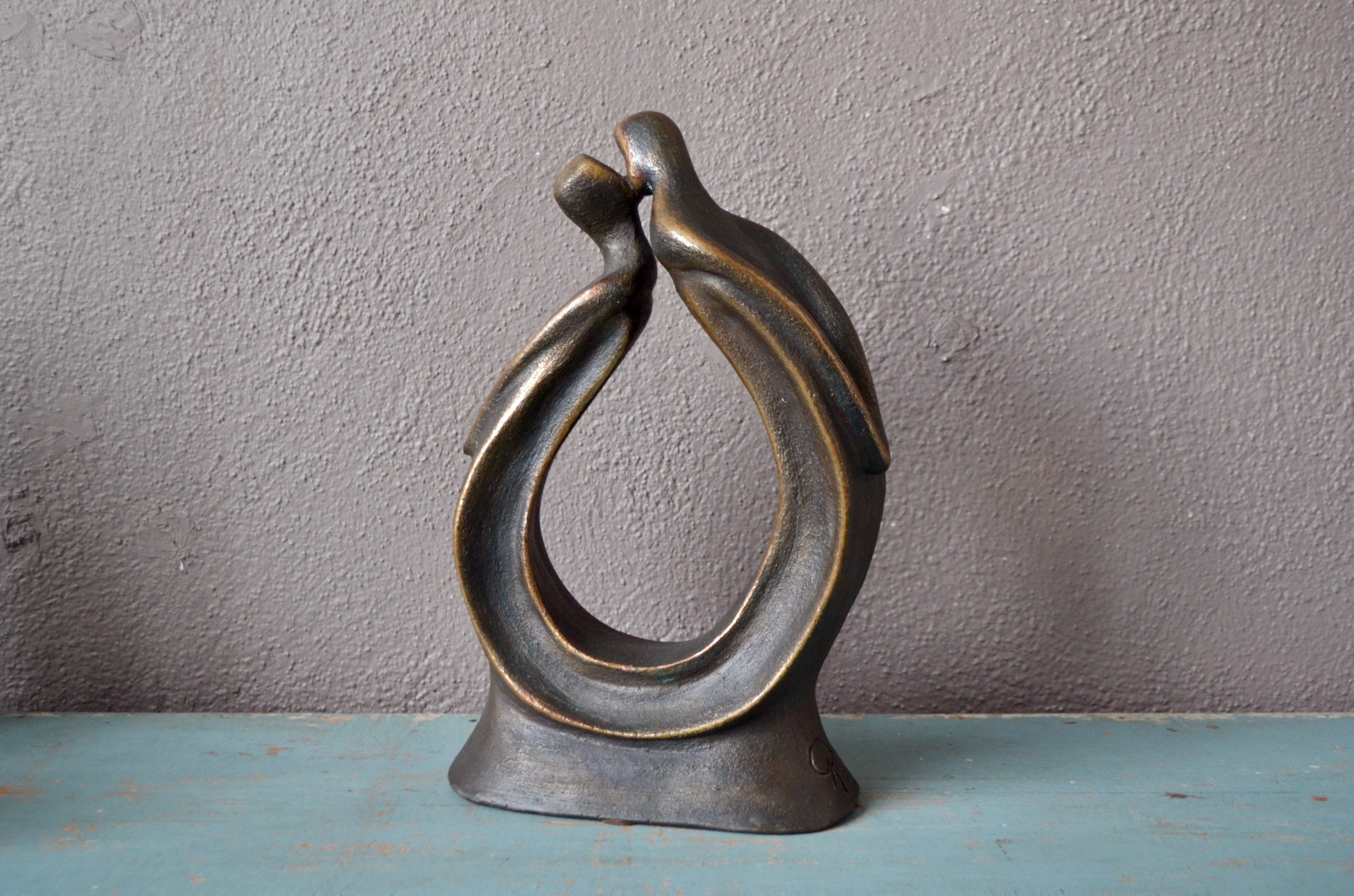 Bronze Le baiser signé CK – Image 2