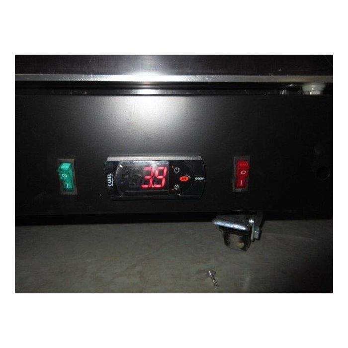 Armoire réfrigérée vitrée noir 3 portes 1173 litres – Image 3