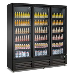 Armoire réfrigérée vitrée 3 portes battantes 1600 Litres – Combisteel