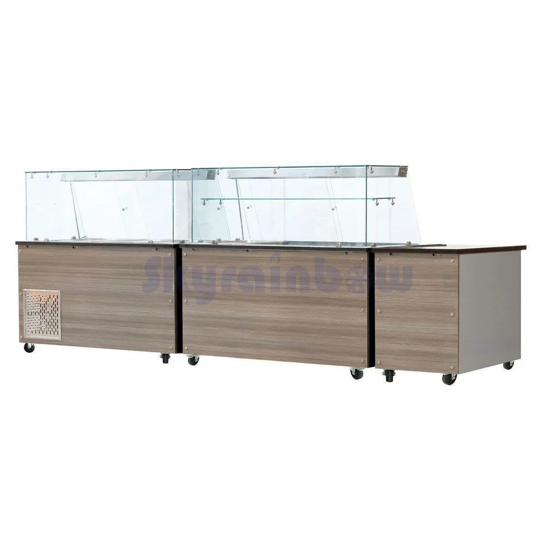 Vitrine chauffante bain marie 2 x GN1/1 – Image 3