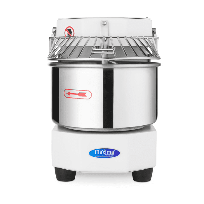 Pétrin à spirale 8 L – 4,5 kg de pâte – pétrin à pâte – blanc – MAXIMA – Image 3